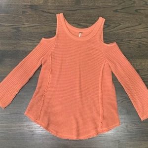 Free People Cold Shoulder Sweater